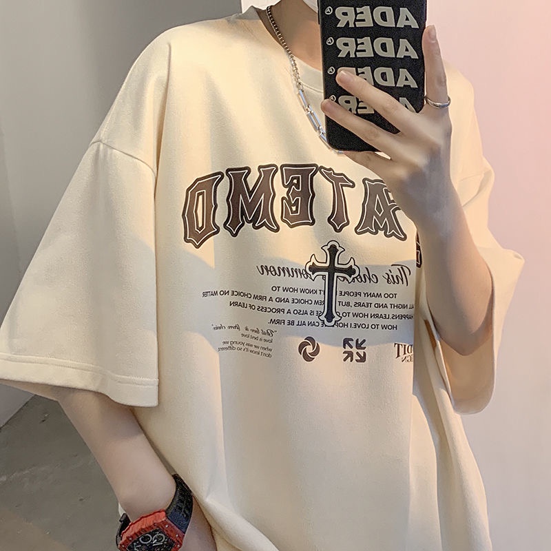 Áo Thun 100% Cotton In Chữ Phong Cách Hip Hop Cổ Điển 90s 2023 Dành Cho Nữ