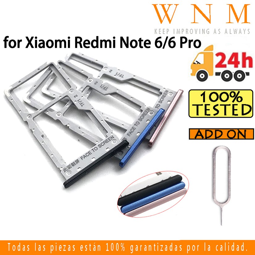 Khay Đựng Thẻ sim / Thẻ Nhớ Thay Thế Chuyên Dụng Cho xiaomi redmi note 6 6 pro redmi note6 6pro