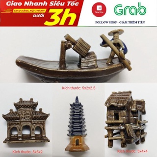 Đồ trang trí bể cá cảnh - trang trí bể thủy sinh