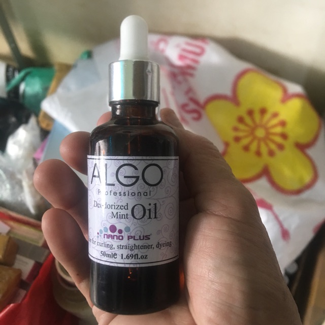 Tinh dầu khử mùi hoá chất và chống rát da đầu ALGO OIL50ml