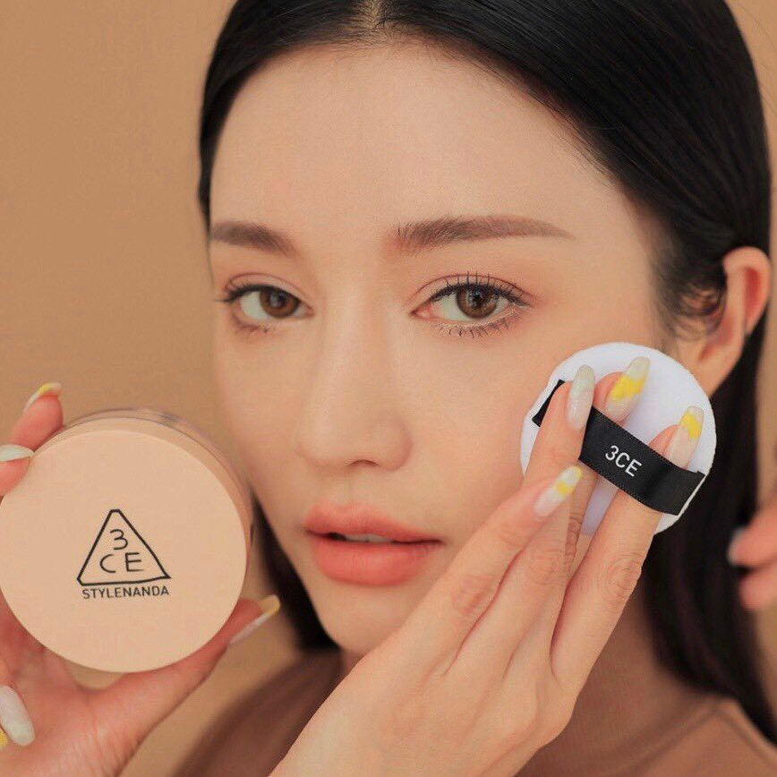 Phấn Phủ 3CE NATURAL FINISH LOOSE POWDER Cho Lớp Trang Điểm Tự Nhiên Bền Màu