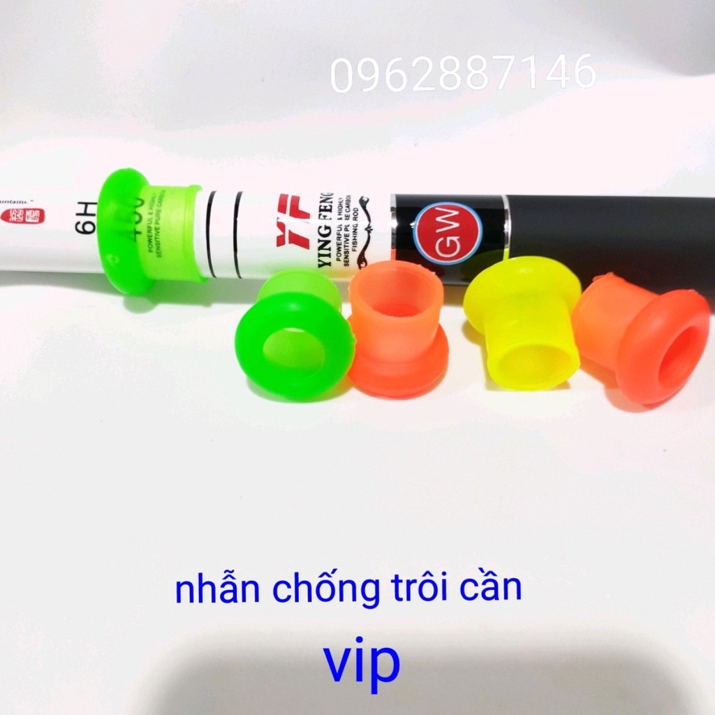 nhẫn cao su chống trôi cần câu tay chống ướt cán cần