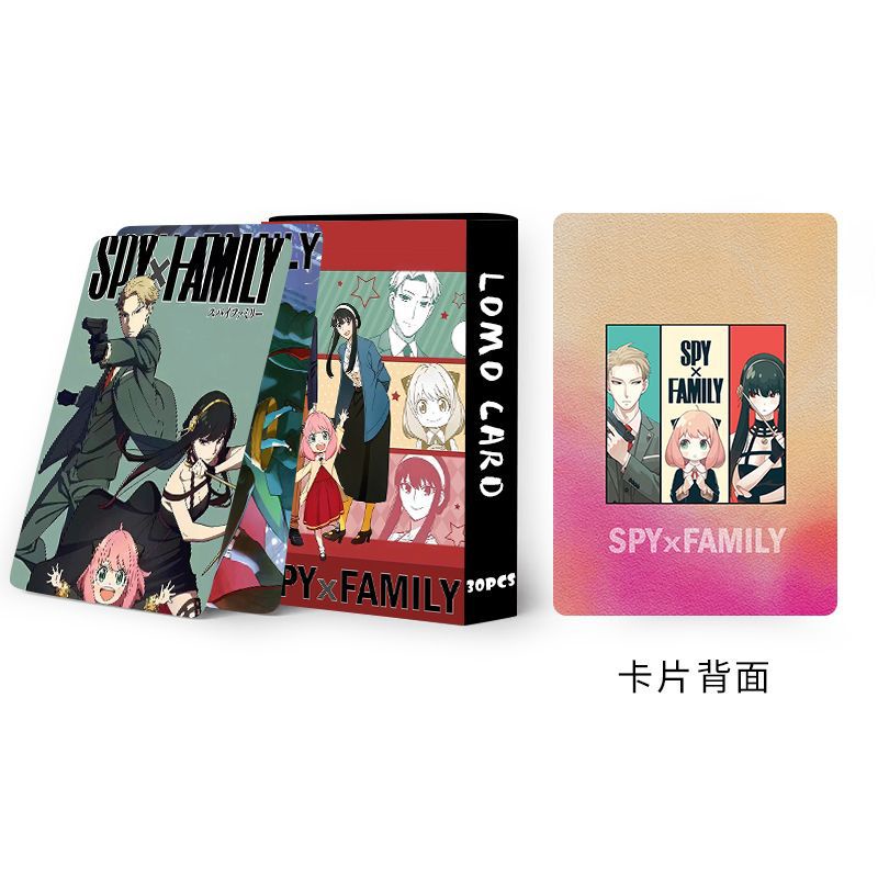 SPY X FAMILY Photocard Lomo Card Double-sided Color Printing