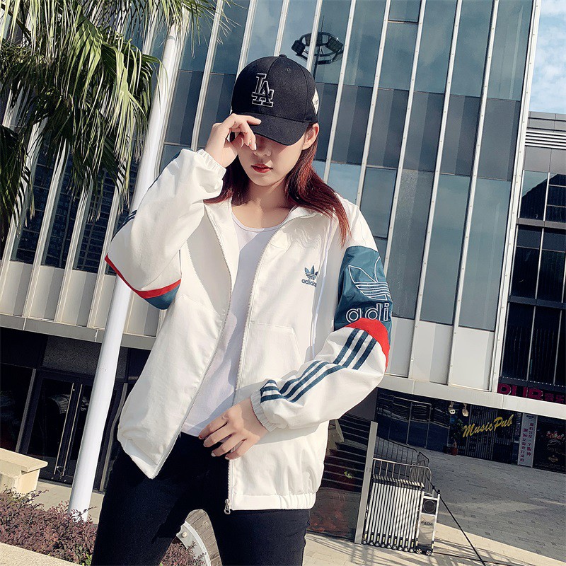 Áo Khoác Thể Thao Adidas Có Nón Dài Tay Thời Trang Nam Nữ