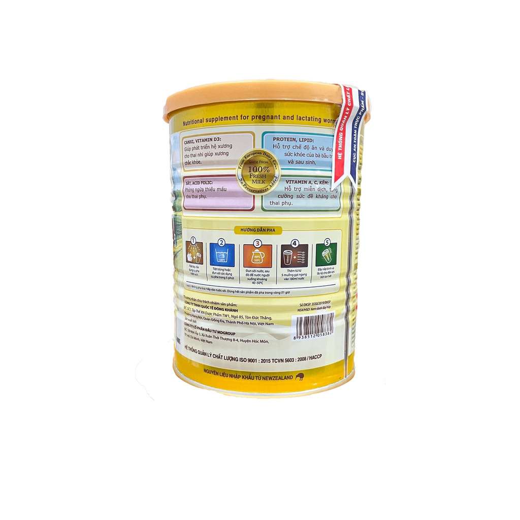 Sữa Bột Mejsu Mama Cho Mẹ Đang Mang Thai Và Cho Con Bú Hỗ Trợ Phát Triển Xương Chắc Khoẻ Bổ Sung Vitamin Sắt Kẽm