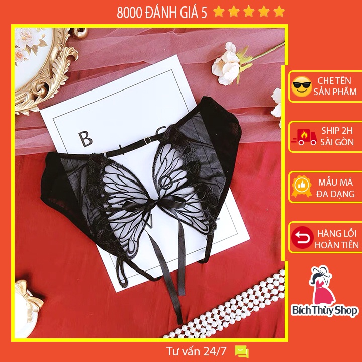 Quần lót nữ sexy thiết kế đôi cánh sau thắt nơ xinh xắn BT4225