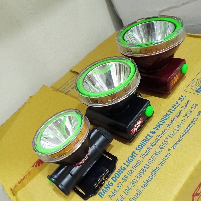 {Sáng cực mạnh} Đèn pin đội đầu siêu sáng chống nước dành cho thợ lặn 3 chế độ KL668-KL669