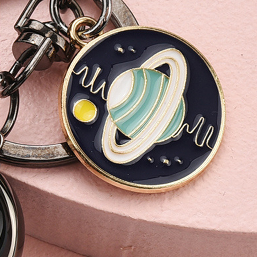 Móc Chìa Khóa Hình Robot Bằng Acrylic Mạ Điện Nhiều Màu Sắc