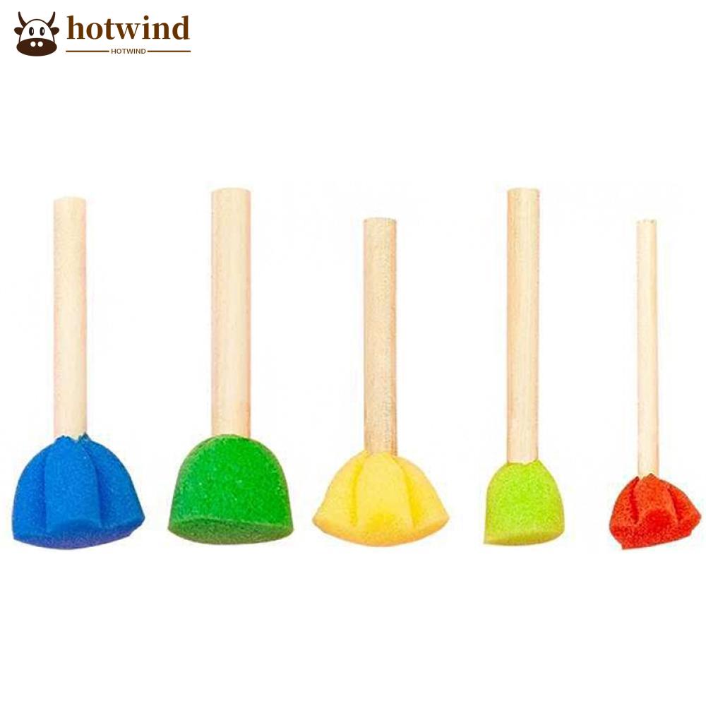 Set 5 Cọ Xốp Vẽ Tranh Nghệ Thuật Cho Bé