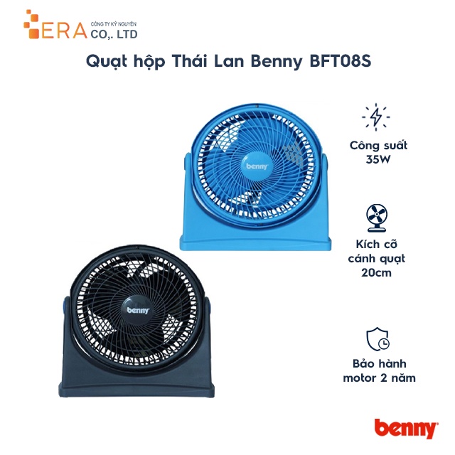 Quạt hộp Thái Lan Benny BFT08S