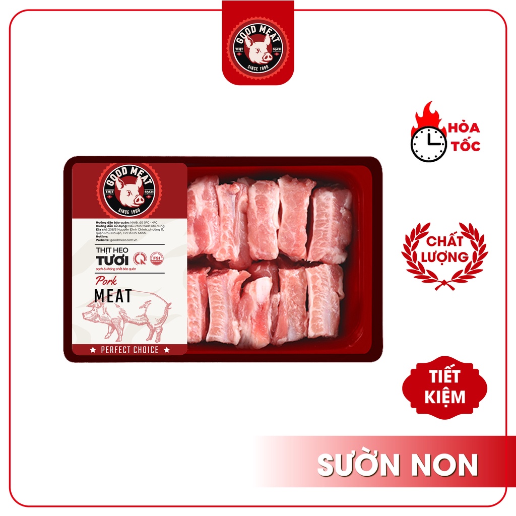 Sườn non - Thịt Heo tươi ngon loại 1