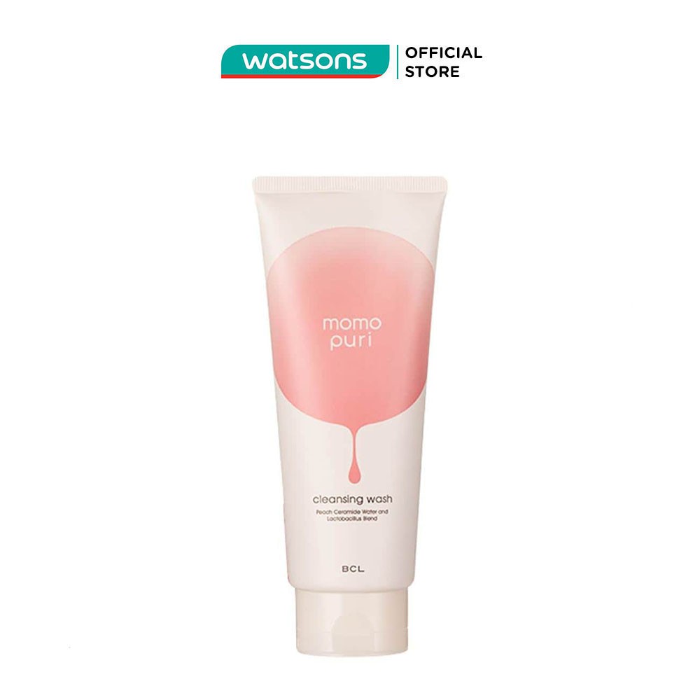 Sữa Rửa Mặt Tẩy Trang Momopuri Peach Moist Cleansing Wash Hương Đào 150g