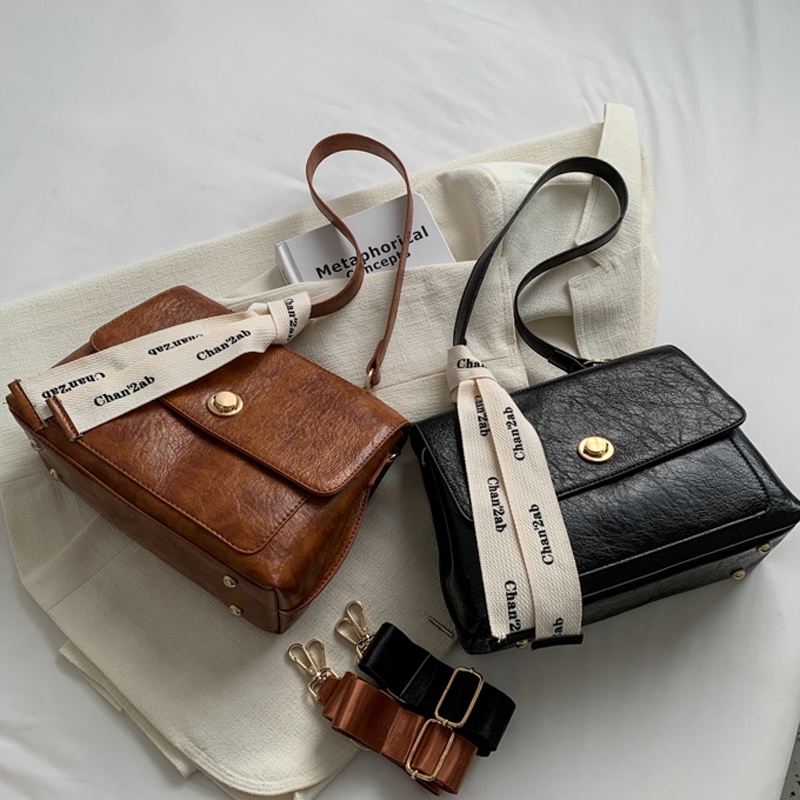 Túi Xách Đeo Chéo Phong Cách retro Đơn Giản Cho Nữ