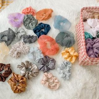 [ HÀNG CÓ SẴN ] Cột Tóc Vải Scrunchie siêu xinh