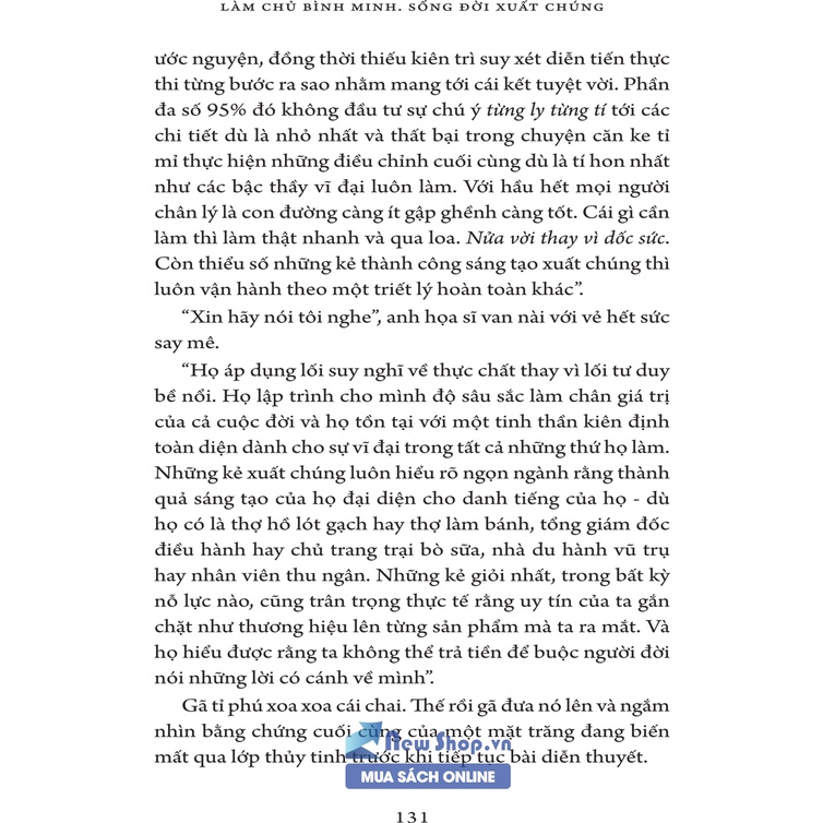 Sách - Làm Chủ Bình Minh - Sống Đời Xuất Chúng