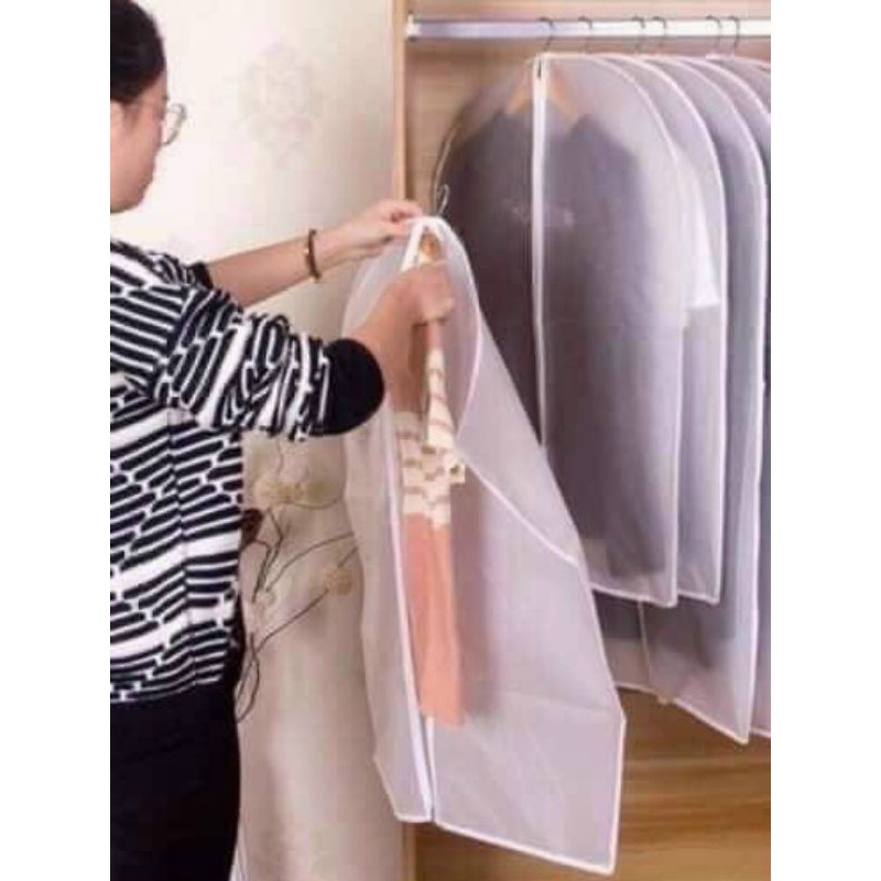 Combo 4 túi đựng áo vest, áo rét cất đi chống bụi