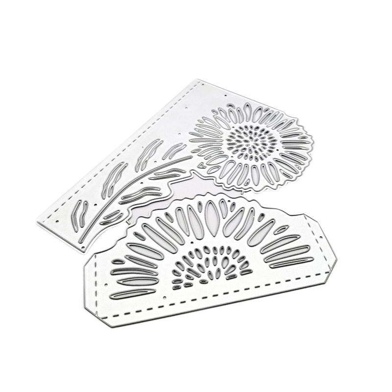 Khuôn Cắt Giấy Kim Loại Hình Hoa Hướng Dương Xinh Xắn