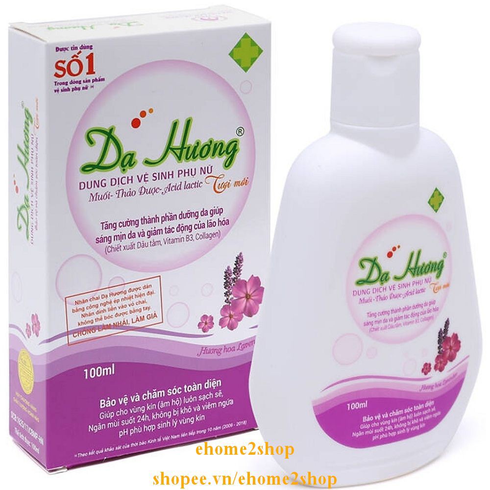 Dung Dịch Vệ Sinh Phụ Nữ Dạ Hương Hương Lavender 100ml shopee.vn/ehome2shop.