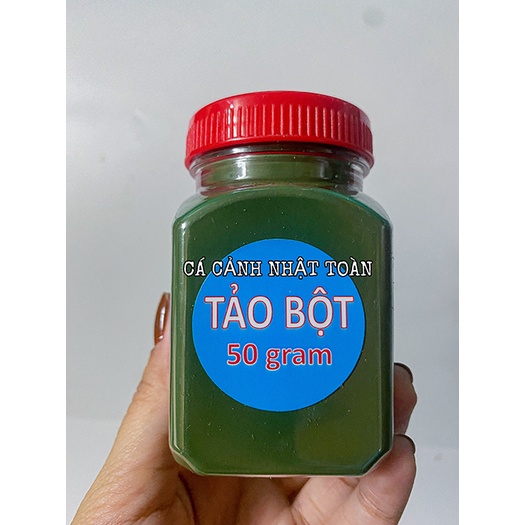 50G TẢO BỘT CHO CÁ LỚN CÁ CON ARTEMIA BOBO RẤT DINH DƯỠNG