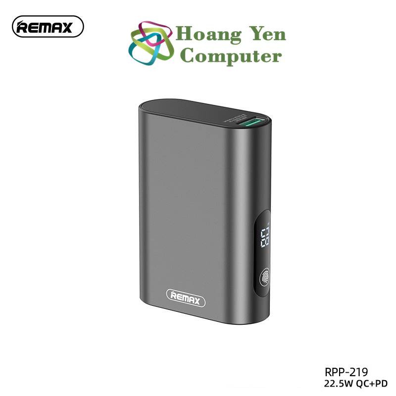 Sạc Dự Phòng Mini Remax RPP-219 10000Mah (Sạc Nhanh QC3.0 18W, 22.5W, PD 20W, VOOC 2.0) - BH 1 Năm - Hoàng Yến Computer