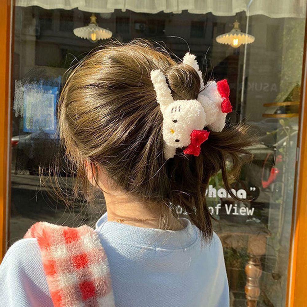FORBETTER Băng Đô Cài Tóc Hình Mèo Kitty / Cinnamoroll Phong Cách Hàn Quốc Dễ Thương Cho Nữ