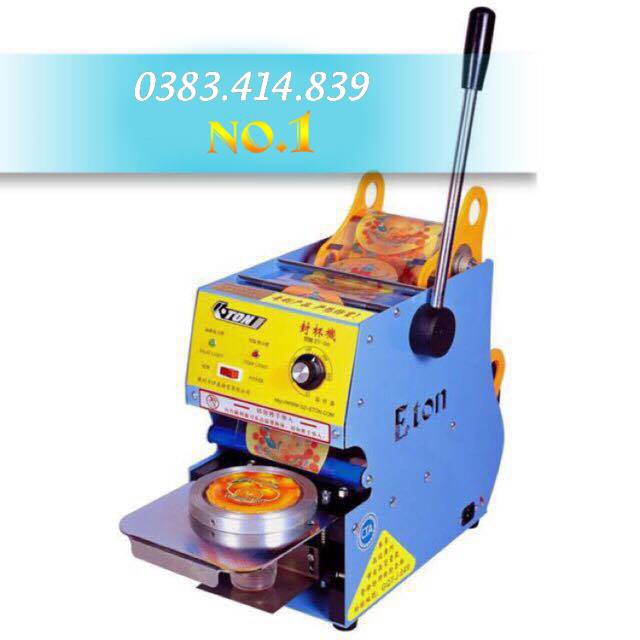 (Cốc 700 ml) MÁY DẬP NẮP CỐC NHỰA ET-D7