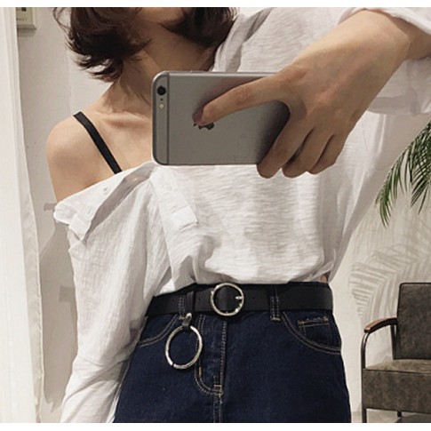 Dây nịt SUXI vải da thời trang cá tính cho nữ