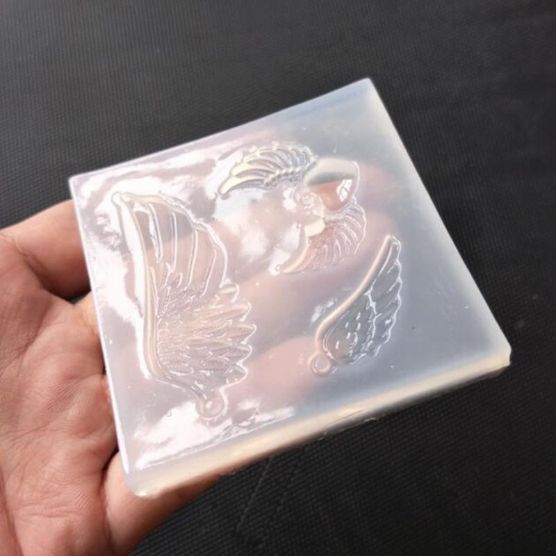 Khuôn Silicone Hình Cánh Thiên Thần Làm Trang Sức Thủ Công