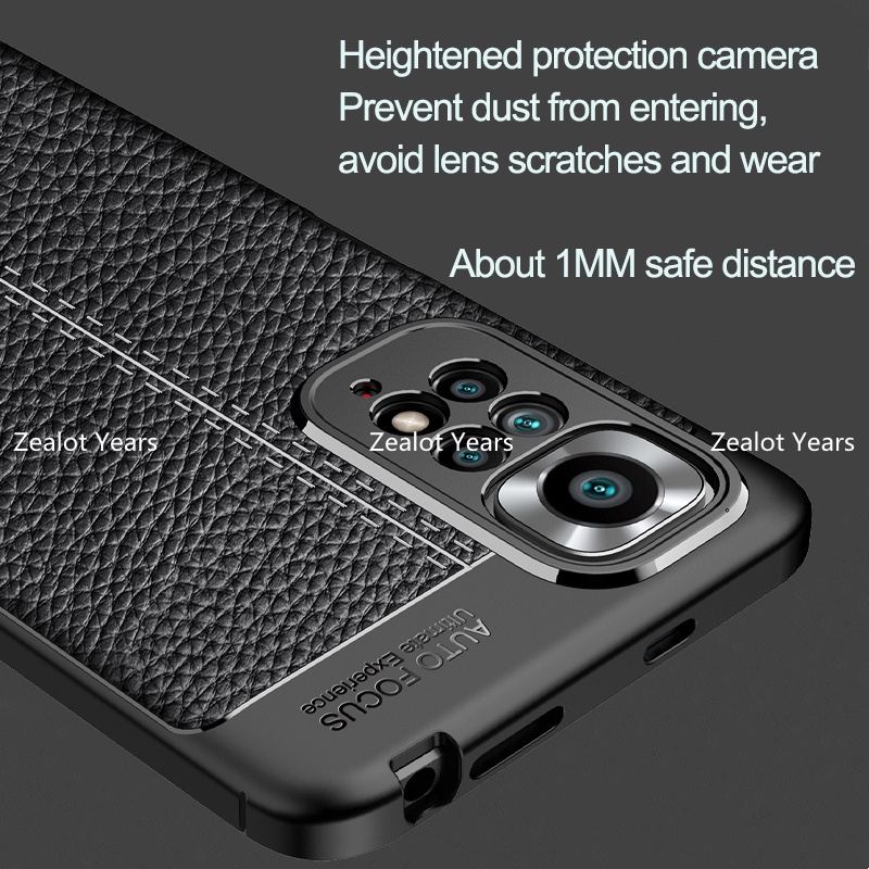 Ốp Điện Thoại Da Silicon Mềm Chống Sốc Cho Xiaomi Redmi Note 11 11s Pro 5G 11 S Note11 Note11Pro