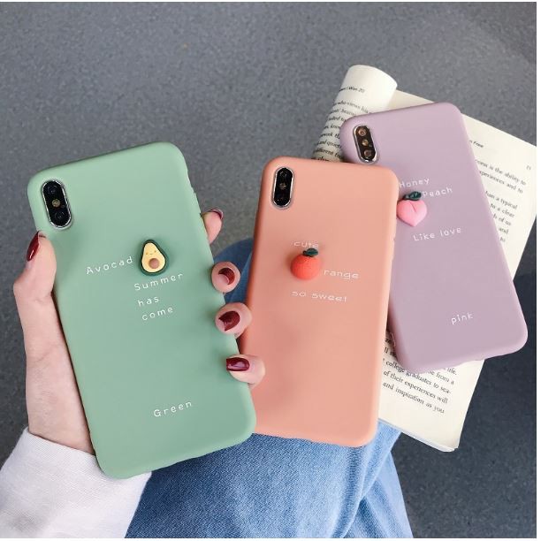 Ốp lưng iphone dẻo hình trái cây