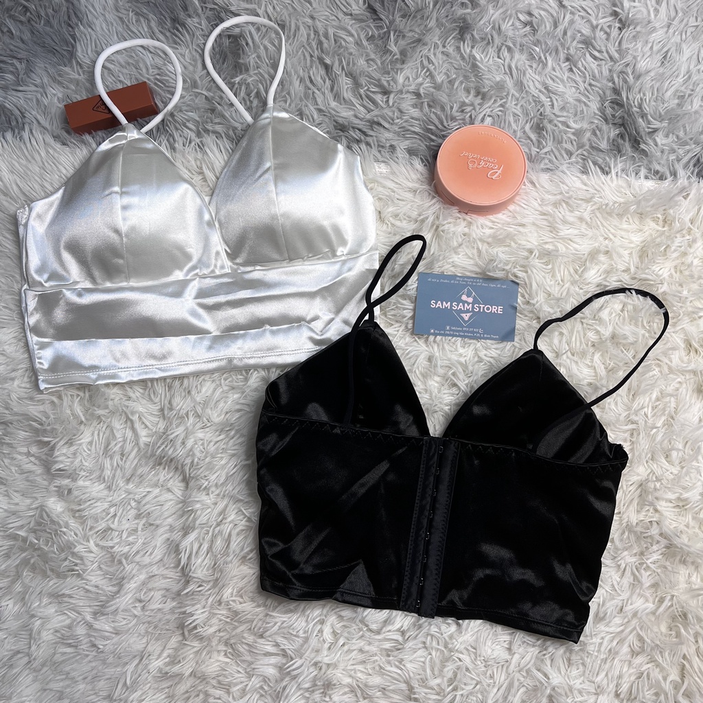 Áo Ngực Scoptop Nữ. Áo Lót Bra Phi Bóng 8 Móc Cài Sau Cao Cấp