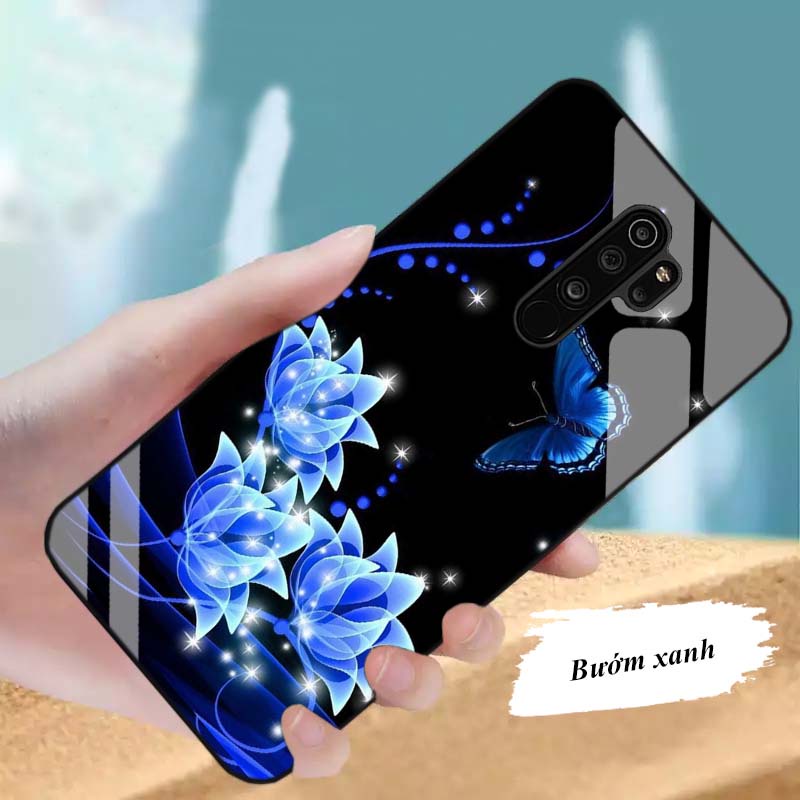 Ốp XIAOMI Redmi 9, Note 8 Pro Lưng Kính Cường Lực Cao Cấp Mới Nhất