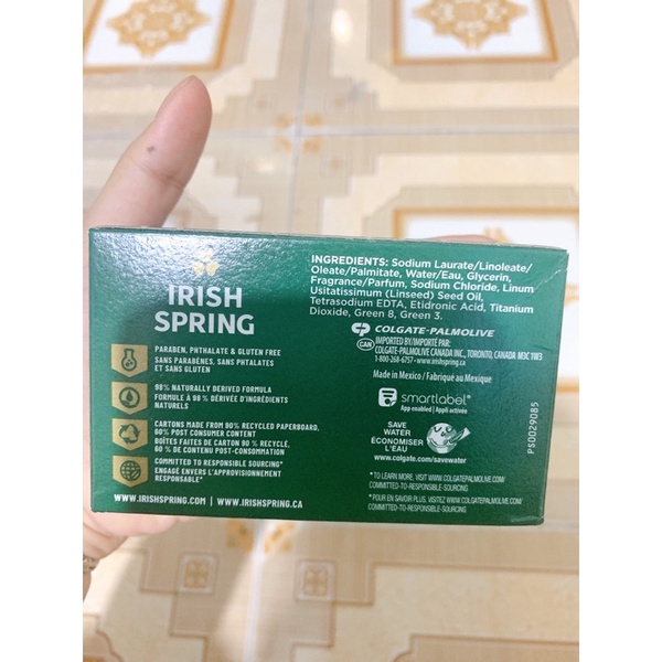 xà bông cục Spring Mỹ  Irish Spring của Mỹ
