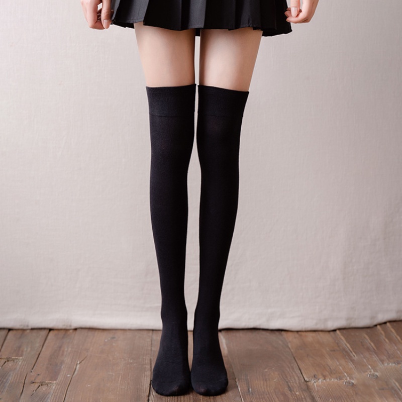 Đôi tất cotton FHYL dài trên gối giữ ấm gợi cảm cho nữ