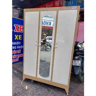 Tủ sắt 3 cánh ngang 1m2 cao 1m8 - TSDT11