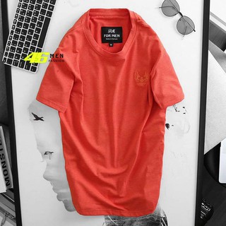 Áo thun nam cổ tròn thêu logo đại bàng cao cấp MFT811