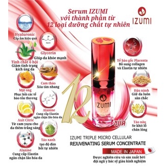 SERUM CHỐNG LÃO HÓA VỚI CẤU TRÚC VIÊN NANG 3 MÀU IZUMI