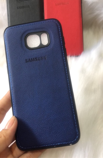 Samsung Galaxy S7 Edge Ốp lưng da in hiệu cao cấp