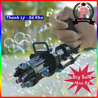 [Thanh Lý] Súng Bắn Bong Bóng 8 Nòng, Bong Bóng Xà Phòng, Đồ Chơi Vận Động Ngoài Trời Cho Bé