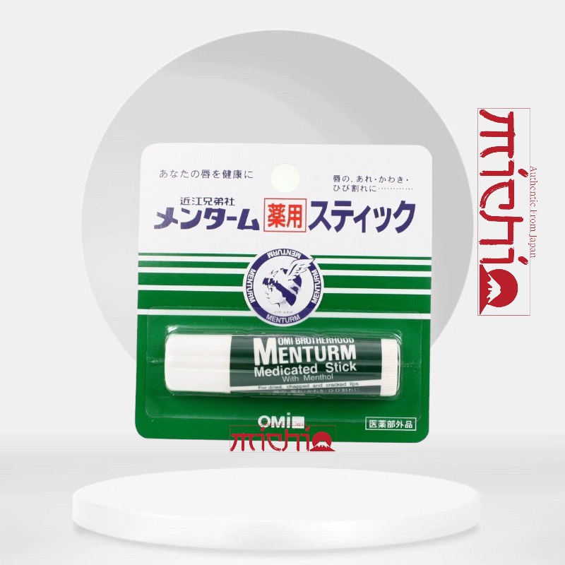 Son dưỡng môi Omi Menturm chống khô nứt nẻ 4g Nhật Bản