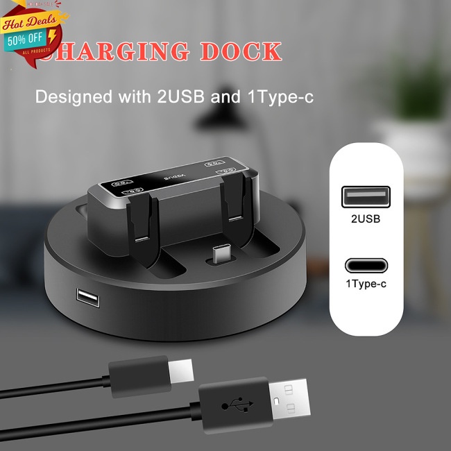 Bộ sạc đa chức năng cho tay cầm chơi game Nintendo Switch Joy-con