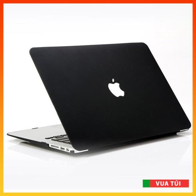 Combo Case, ốp kèm phủ phím Macbook đủ dòng Màu đen - Nhựa ABS cao cấp chống va chạm