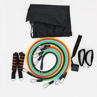 Bộ 5 Dây Đàn Hồi, Dây Kháng Lực Ngũ Sắc Tập Gym Đa Năng