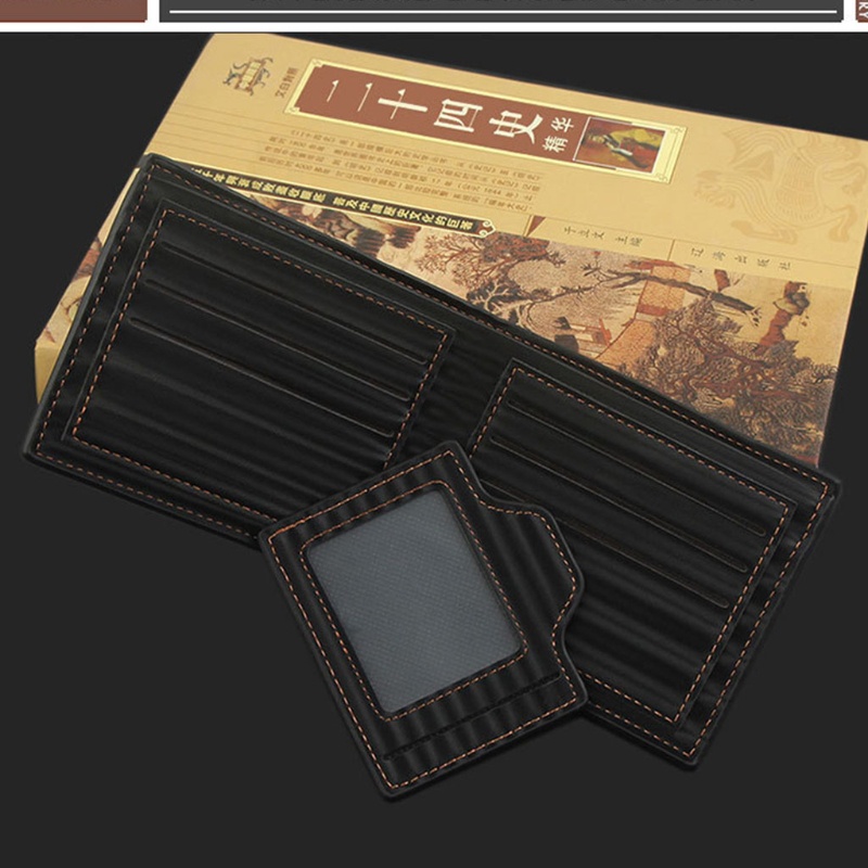 Ví Da PU Ngắn Phong Cách Vintage Cho Nam