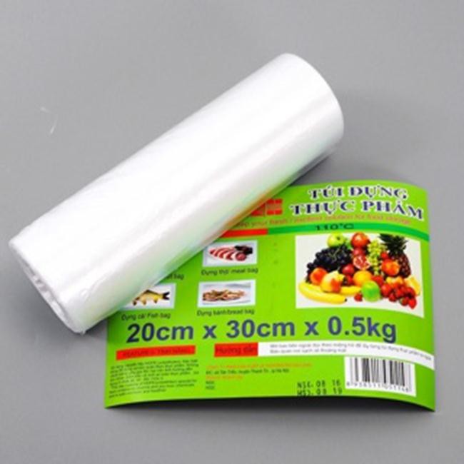 Cuộn túi đựng thực phẩm đa năng tự phân huỷ 20 x 30cm 0.5kg