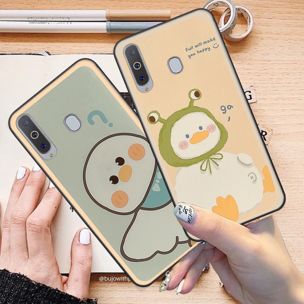Ốp Samsung A8s / A9 2019 bộ hình cute dễ thương gấu thỏ xinh xắn vẽ tay lạ mắt