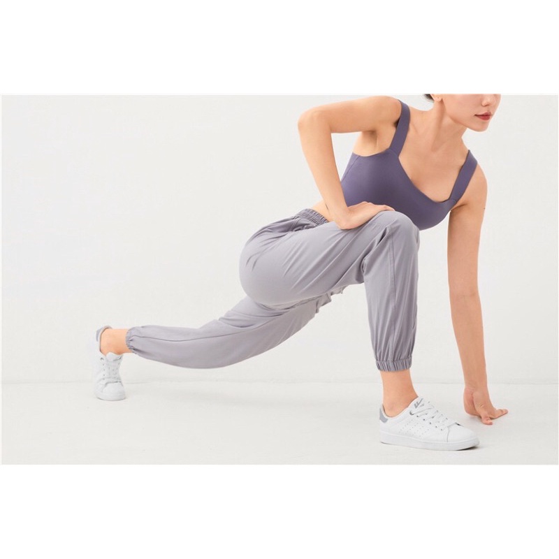 Quần jogger tập gym,yoga (vải dù) nữ