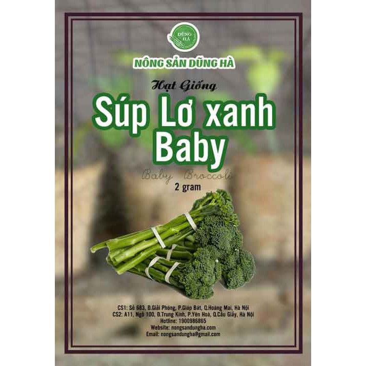 Hạt giống súp lơ baby gói 100 hạt