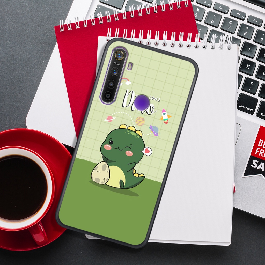 [HOT]ỐP OPPO REALME 3 - 3 PRO - REALME 5 - 5 PRO  , IN HÌNH KHỦNG LONG CHIBI SIÊU DỄ THƯƠNG.