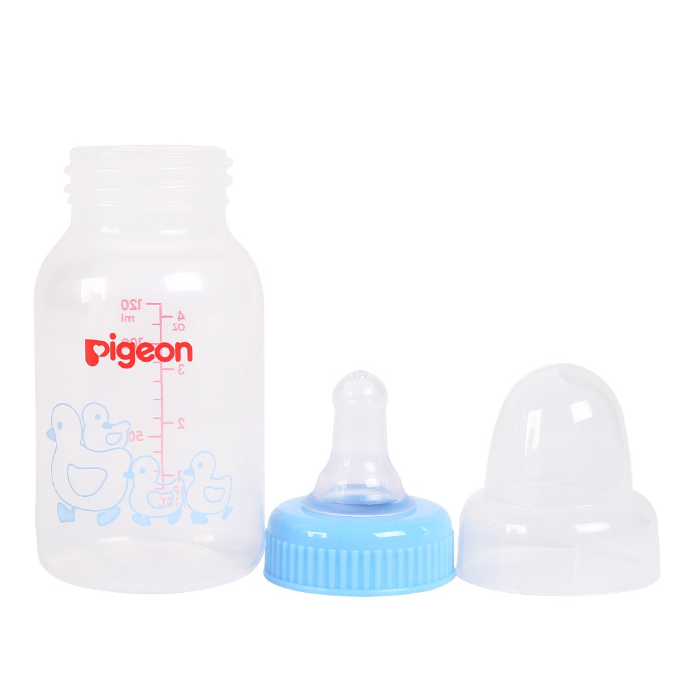 Bình sữa Pigeon nhựa PP tiêu chuẩn 120ml (0M+)
